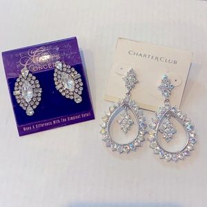 Crystal earrings. Great for prom!!